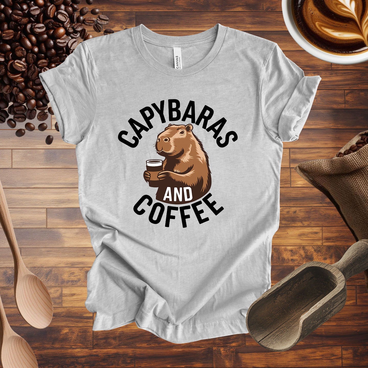 Capybaras and Coffee Tee