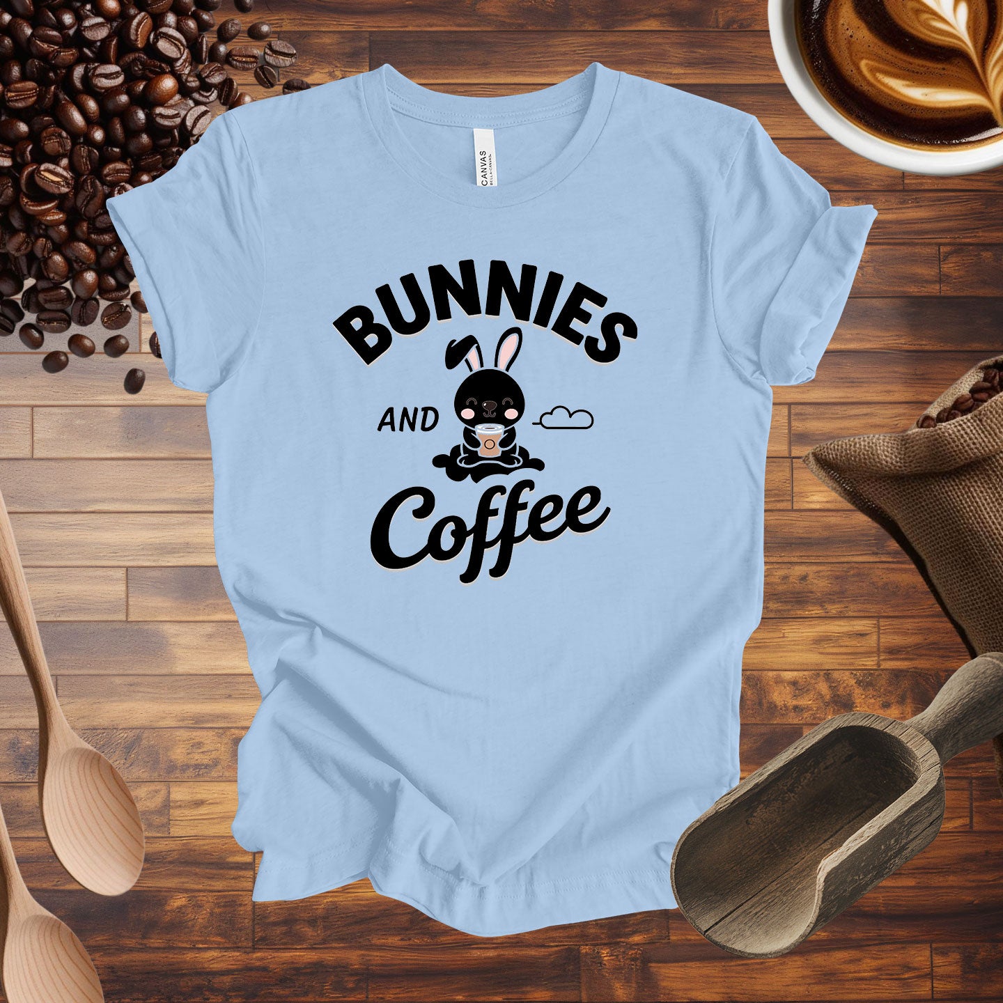 Bunnies and Coffee Tee