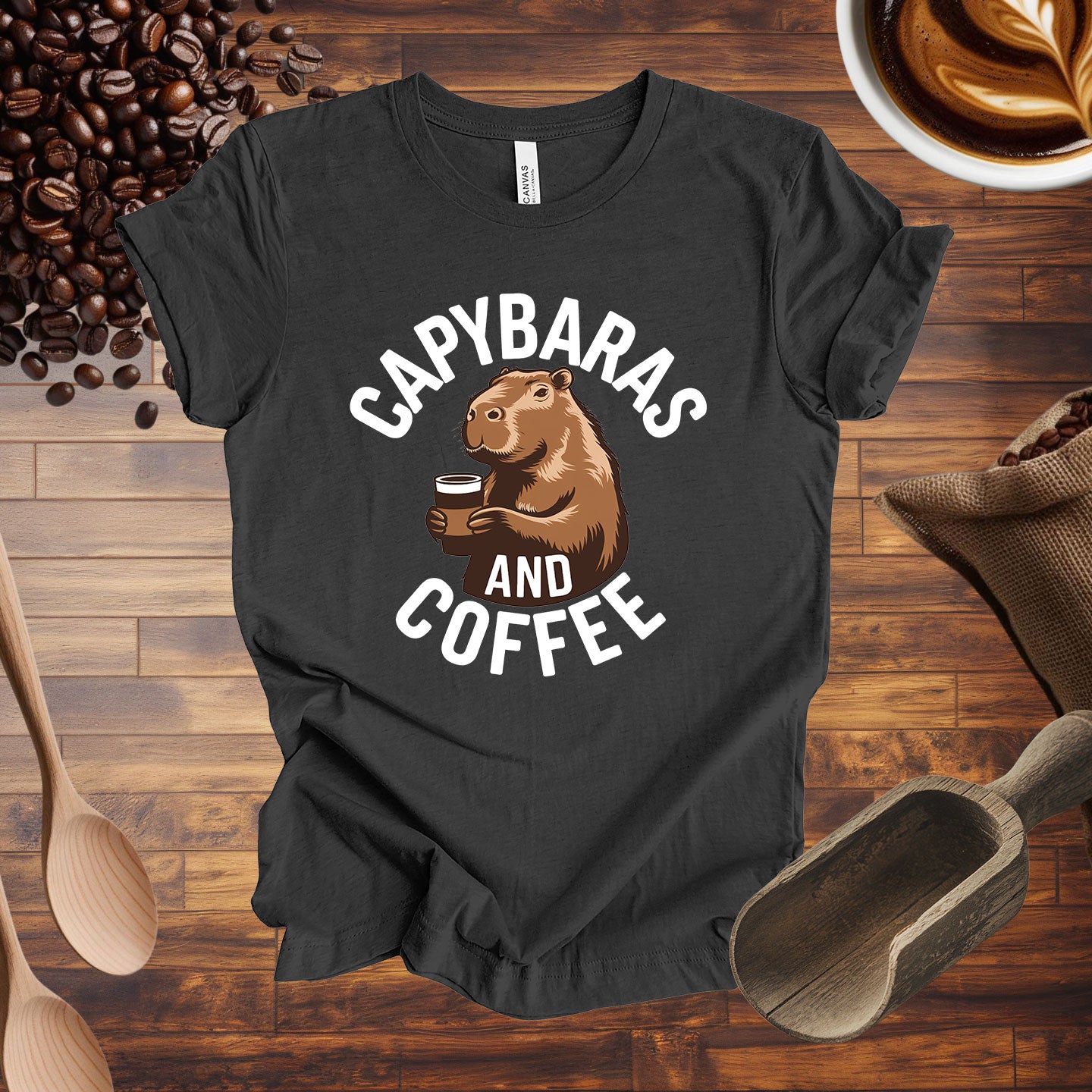 Capybaras and Coffee Tee