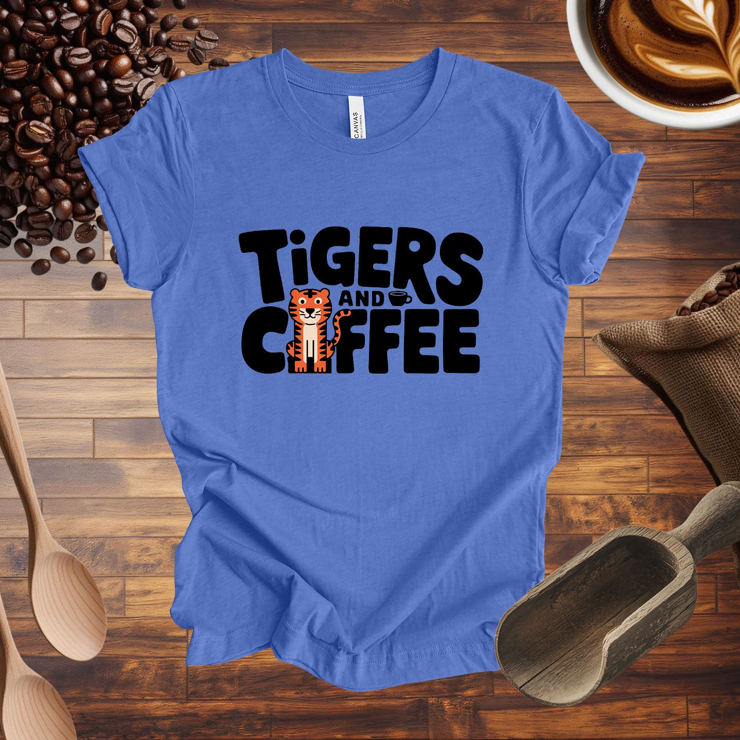 Tigers and Coffee Tee