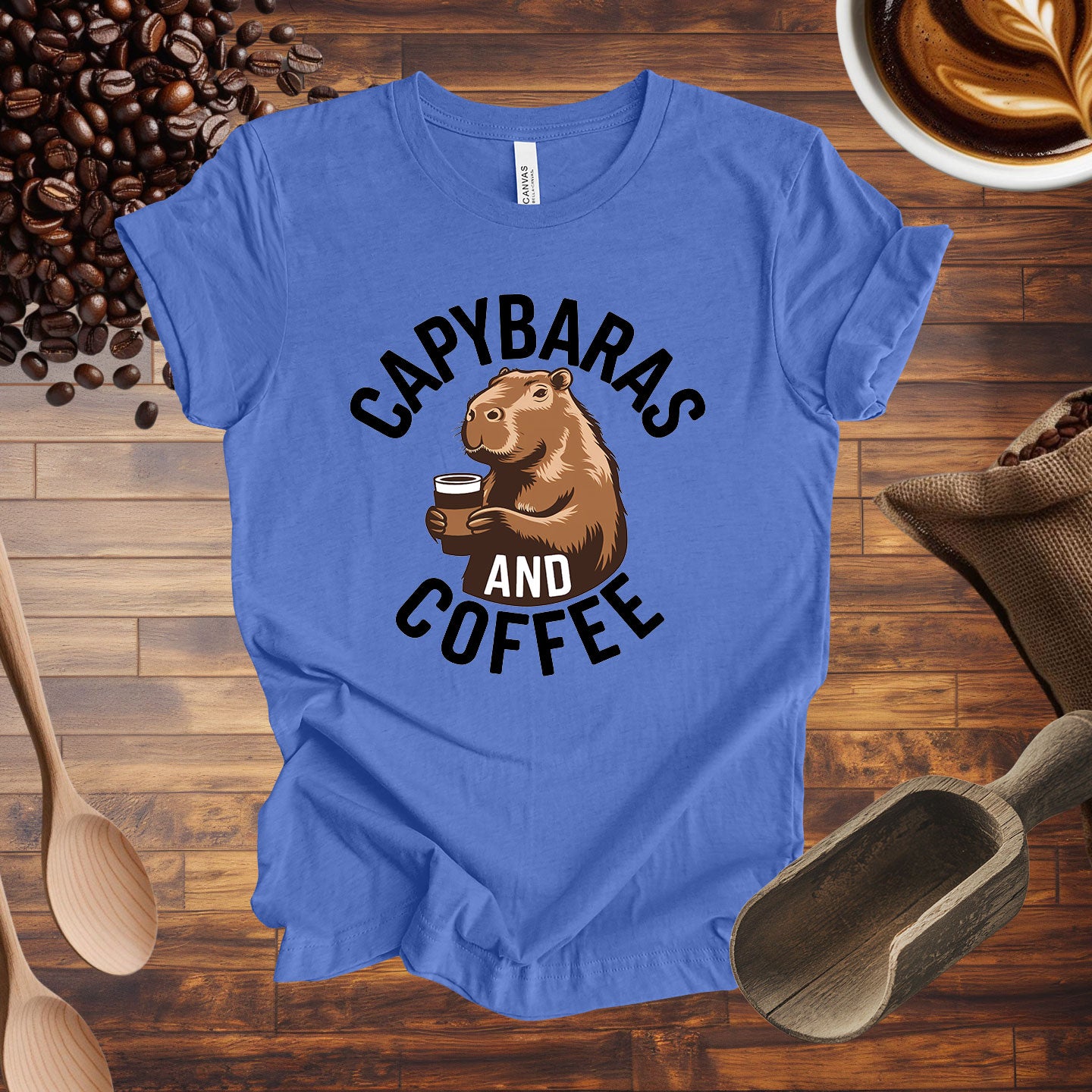 Capybaras and Coffee Tee
