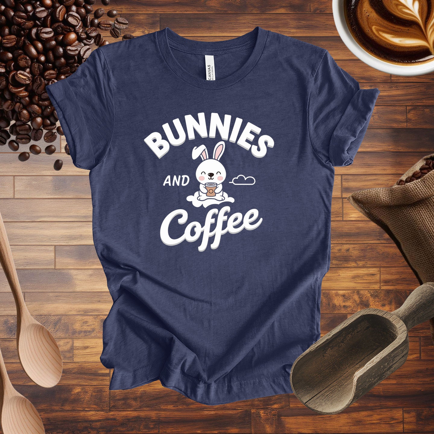 Bunnies and Coffee Tee