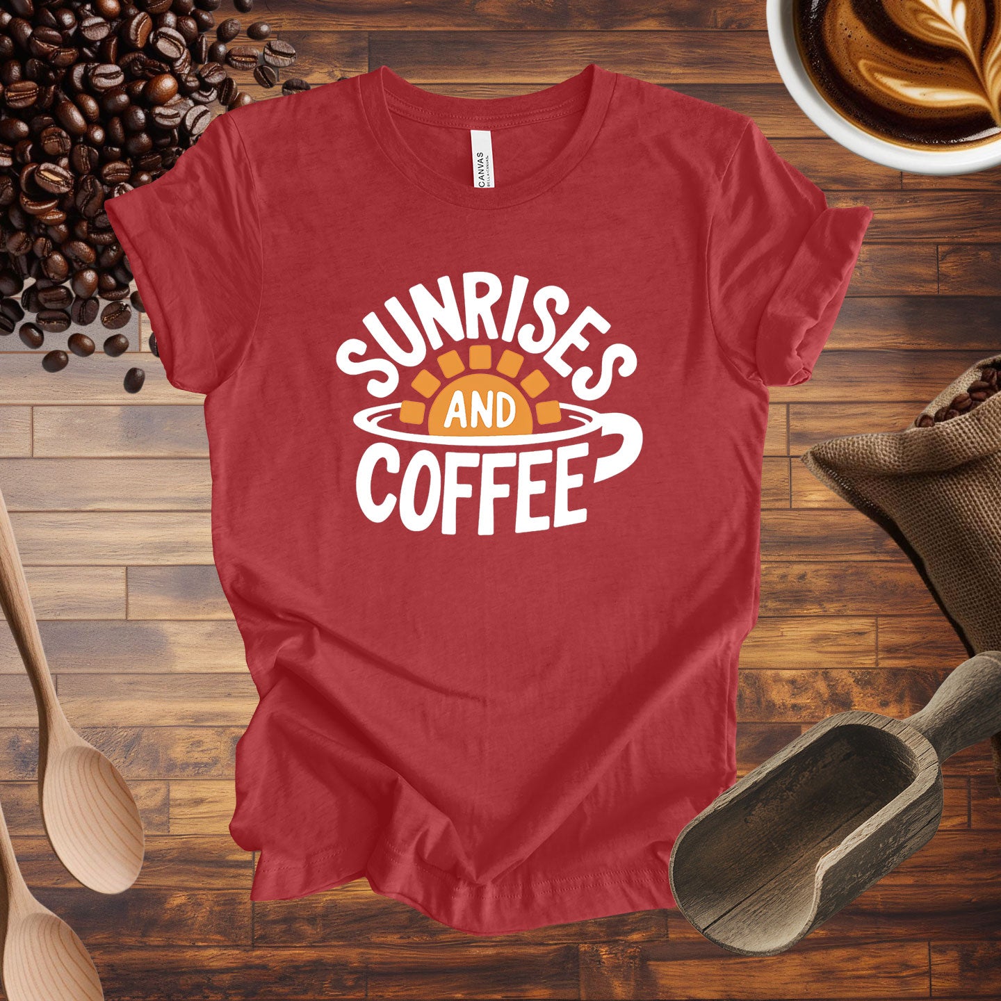 Sunrises and Coffee Tee