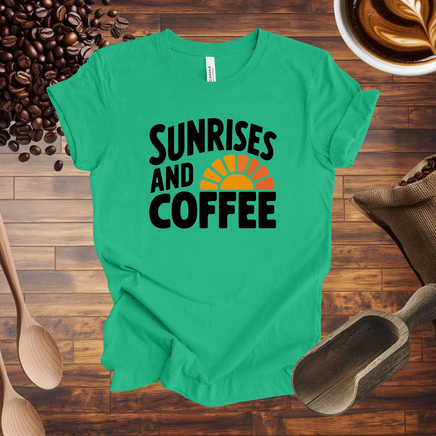 Sunrises and Coffee Tee