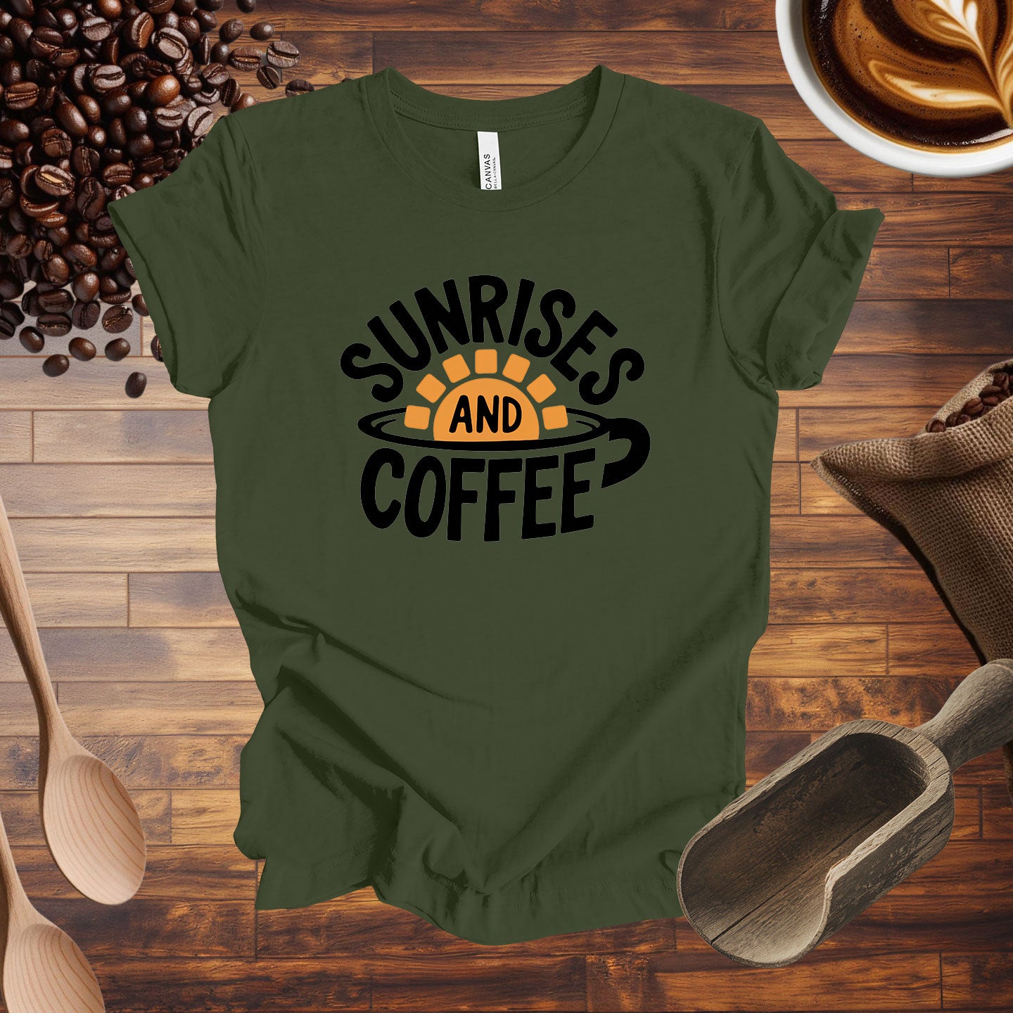 Sunrises and Coffee Tee