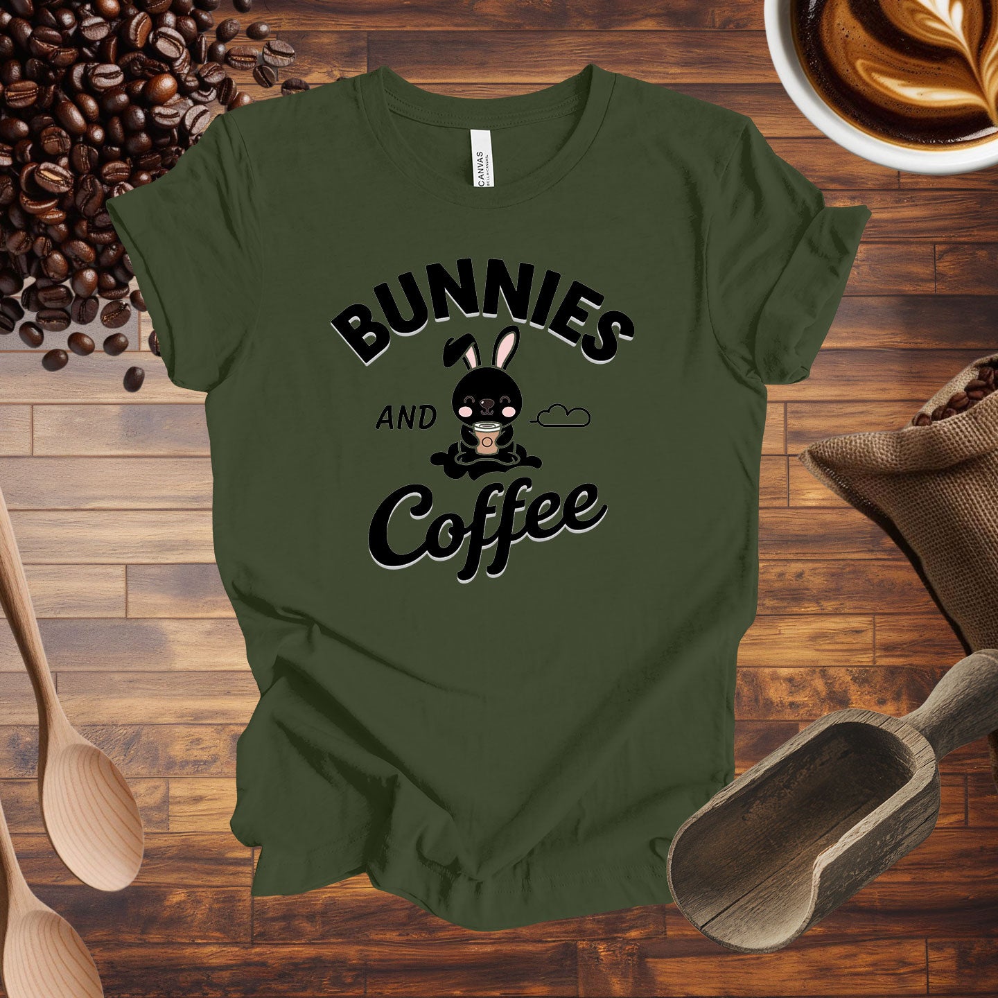 Bunnies and Coffee Tee