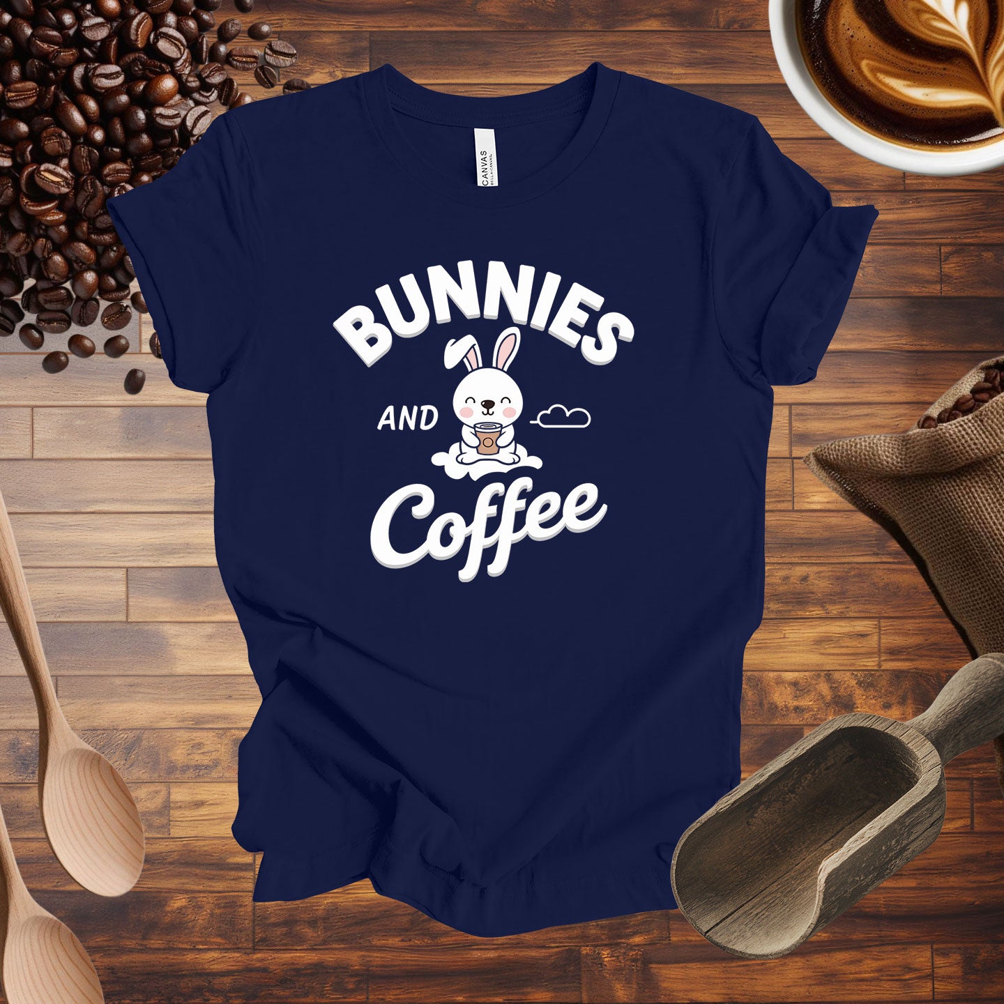 Bunnies and Coffee Tee