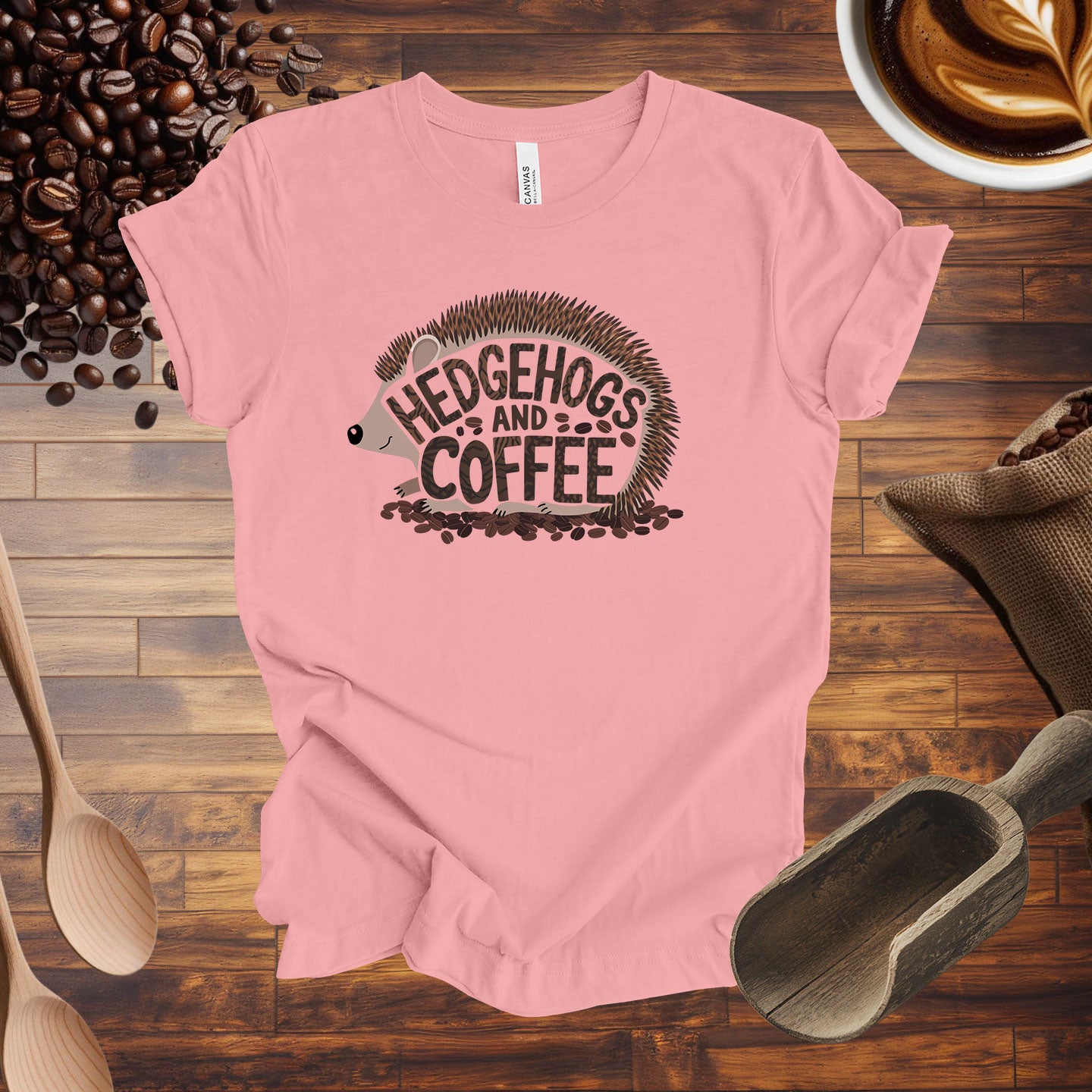 Hedgehogs and Coffee Tee