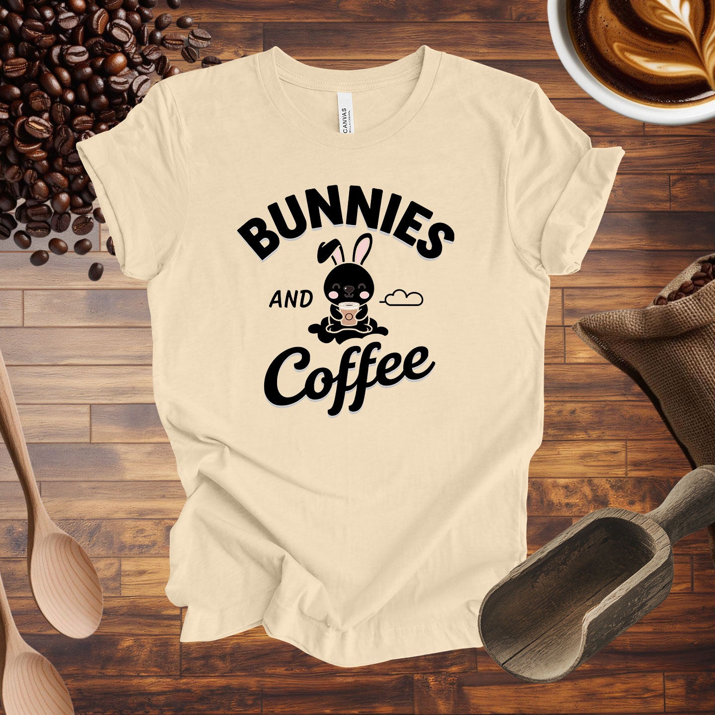 Bunnies and Coffee Tee