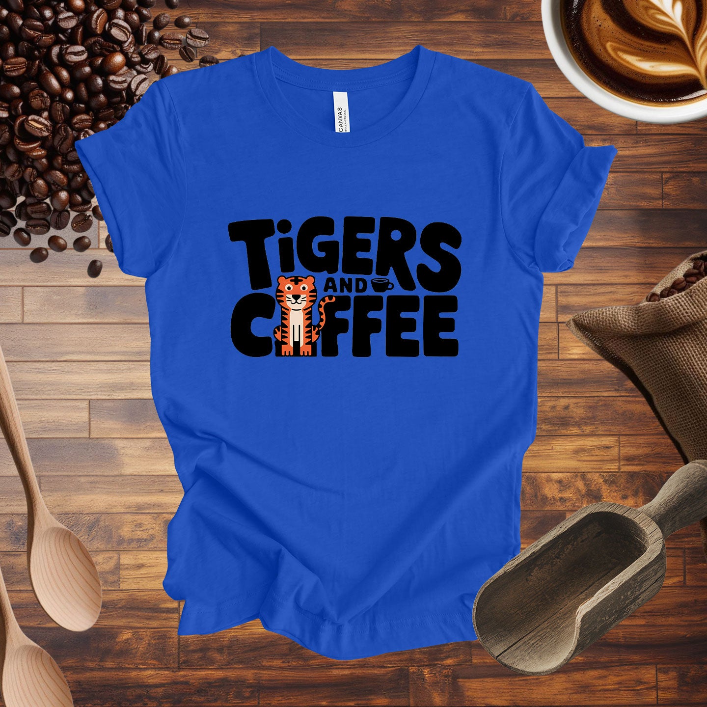 Tigers and Coffee Tee