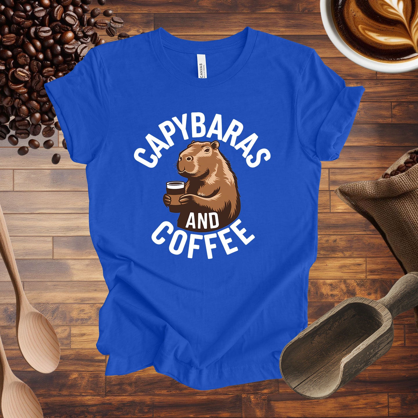 Capybaras and Coffee Tee