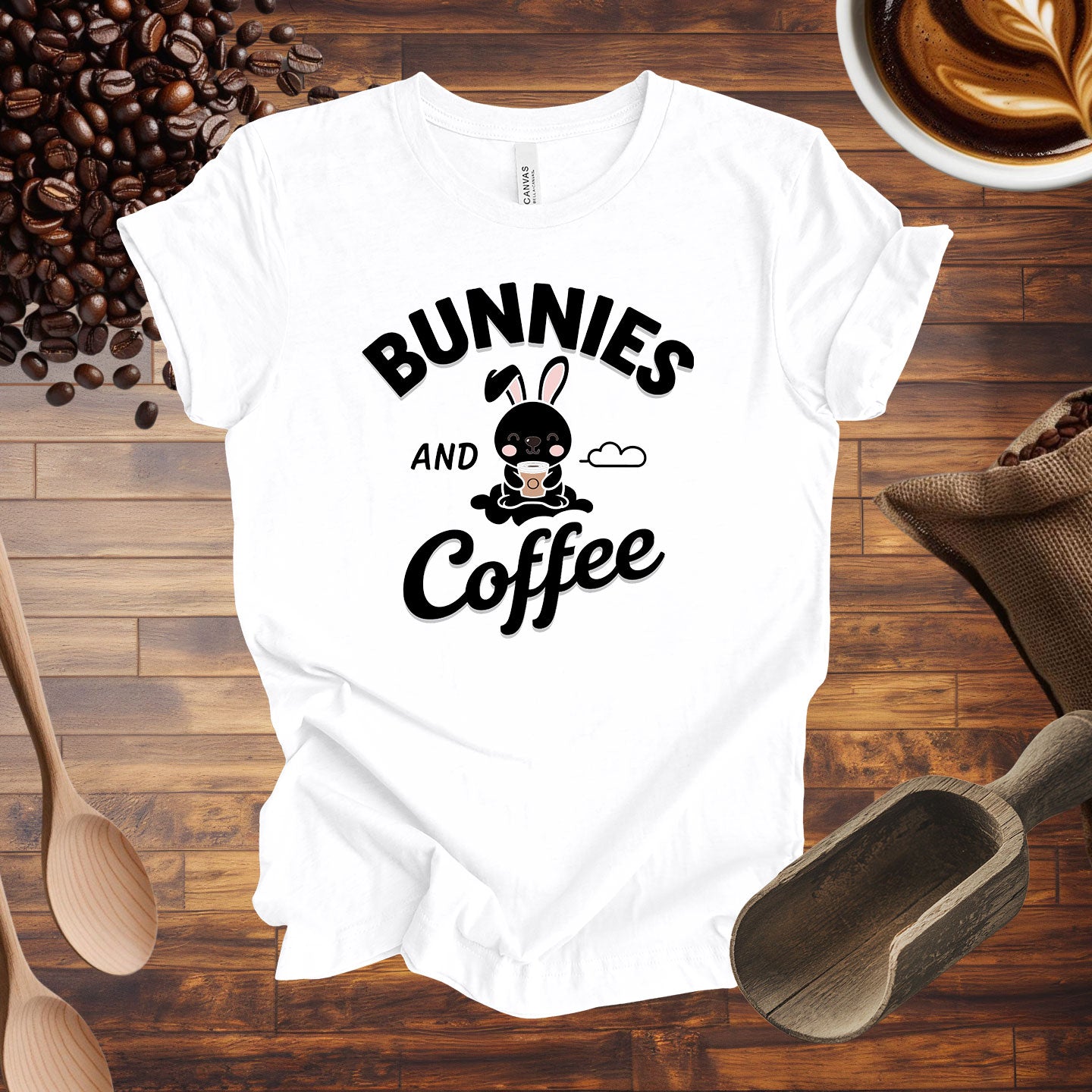 Bunnies and Coffee Tee