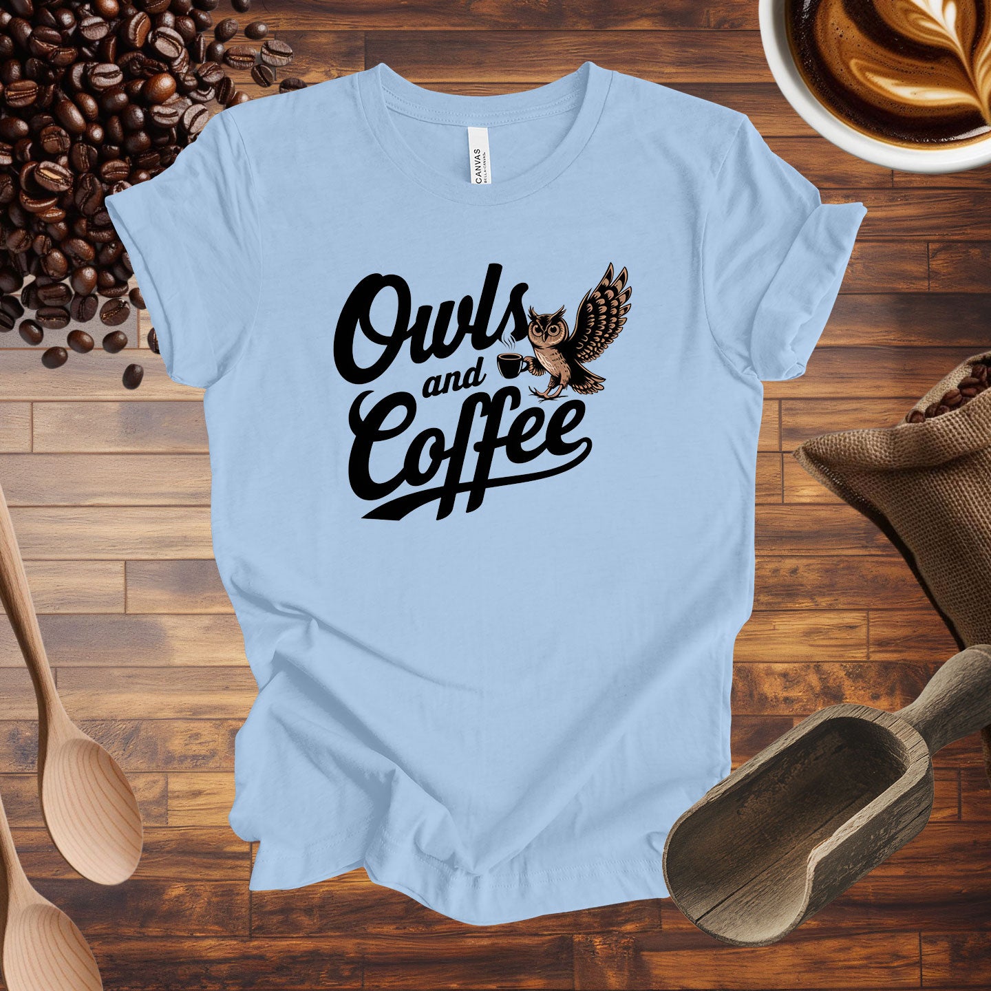 Owls and Coffee Tee