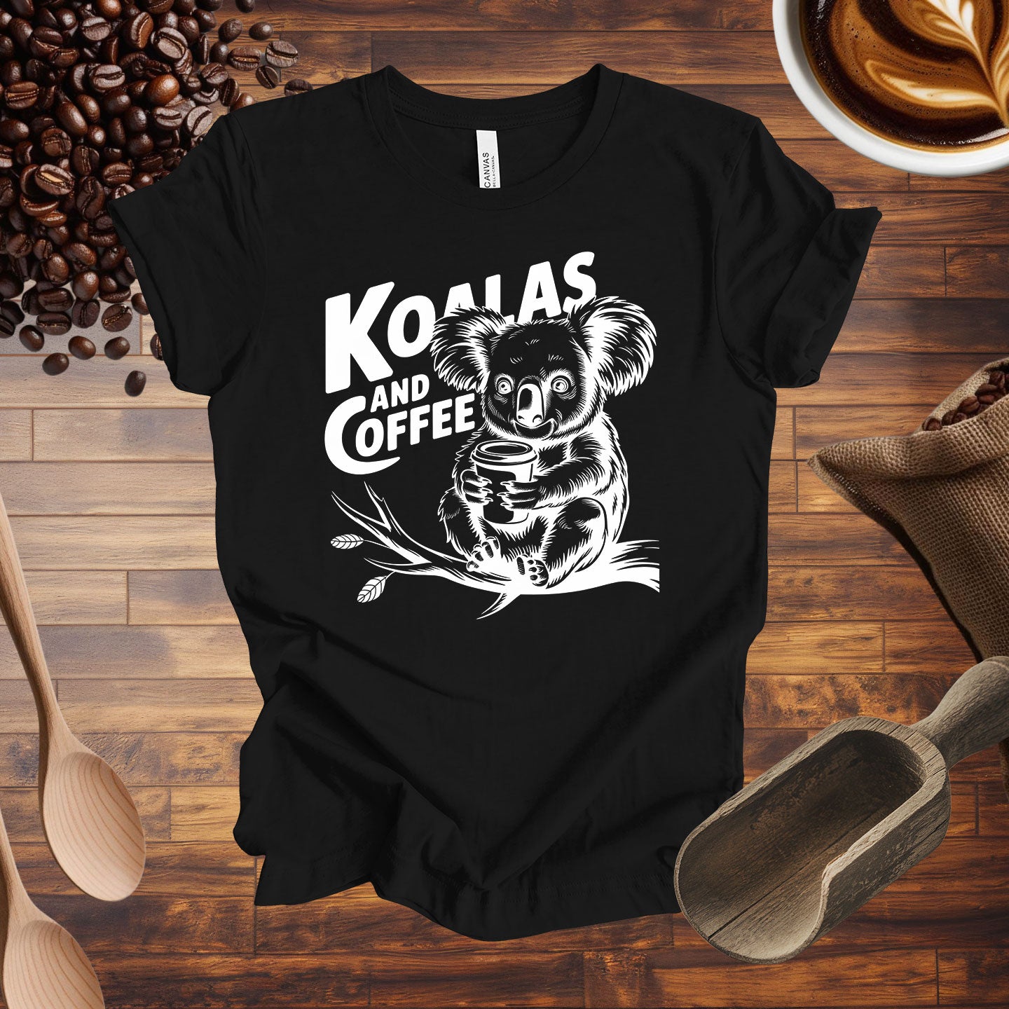 Koalas and Coffee Tee
