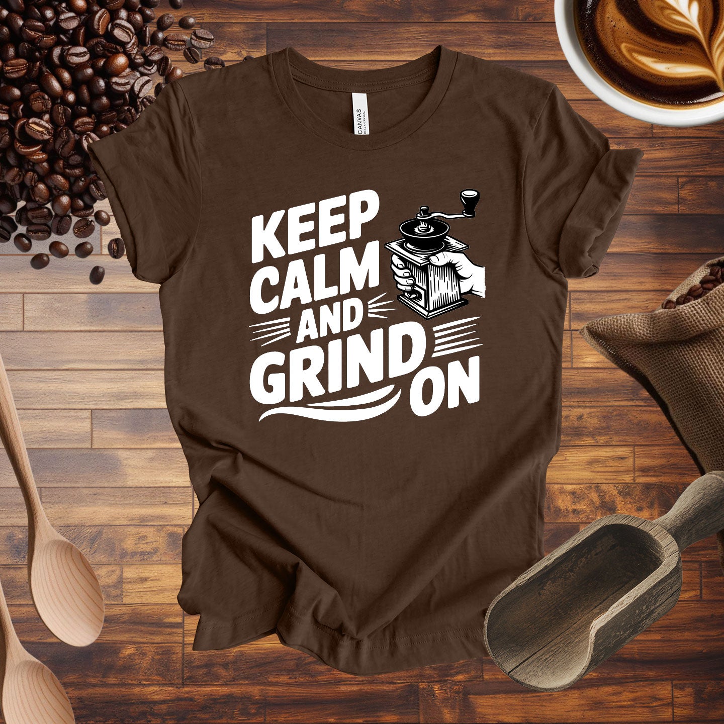 Keep Calm and Grind On Tee