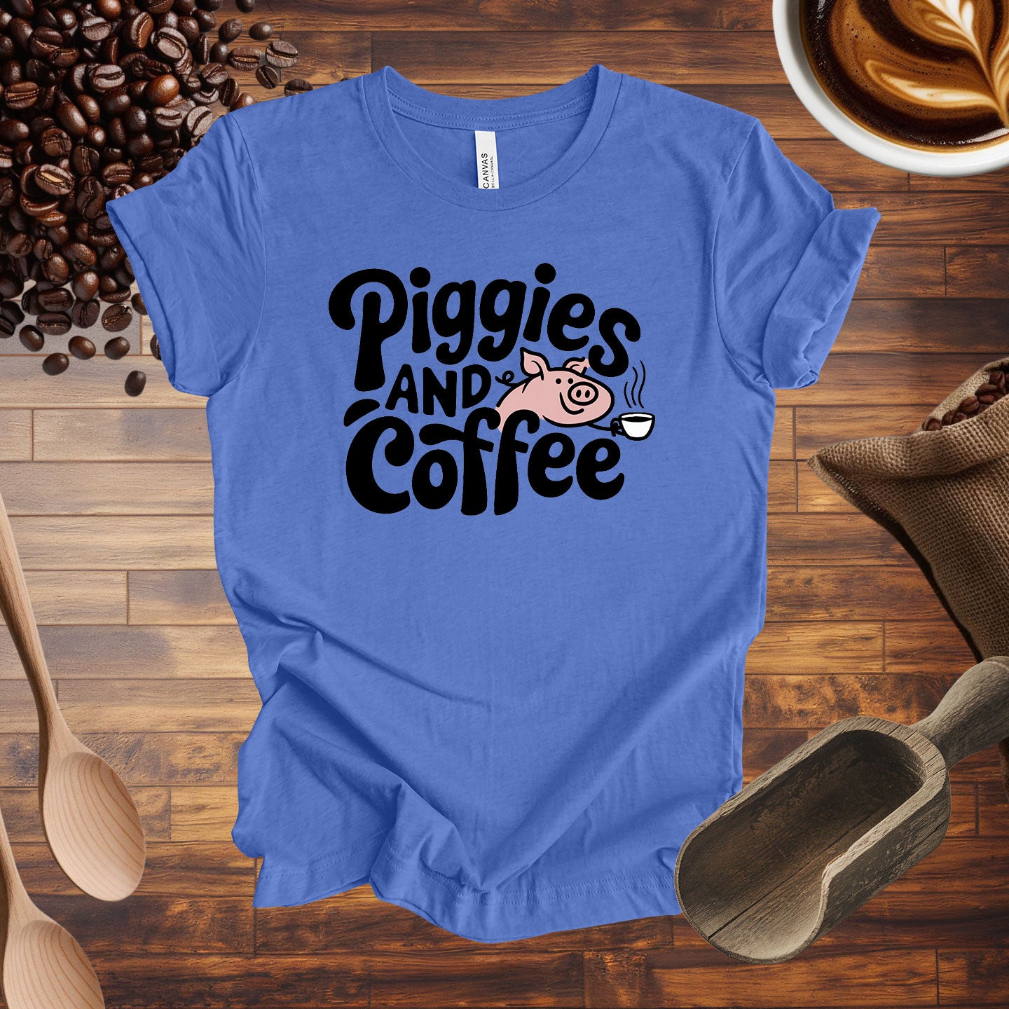 Piggies and Coffee Tee