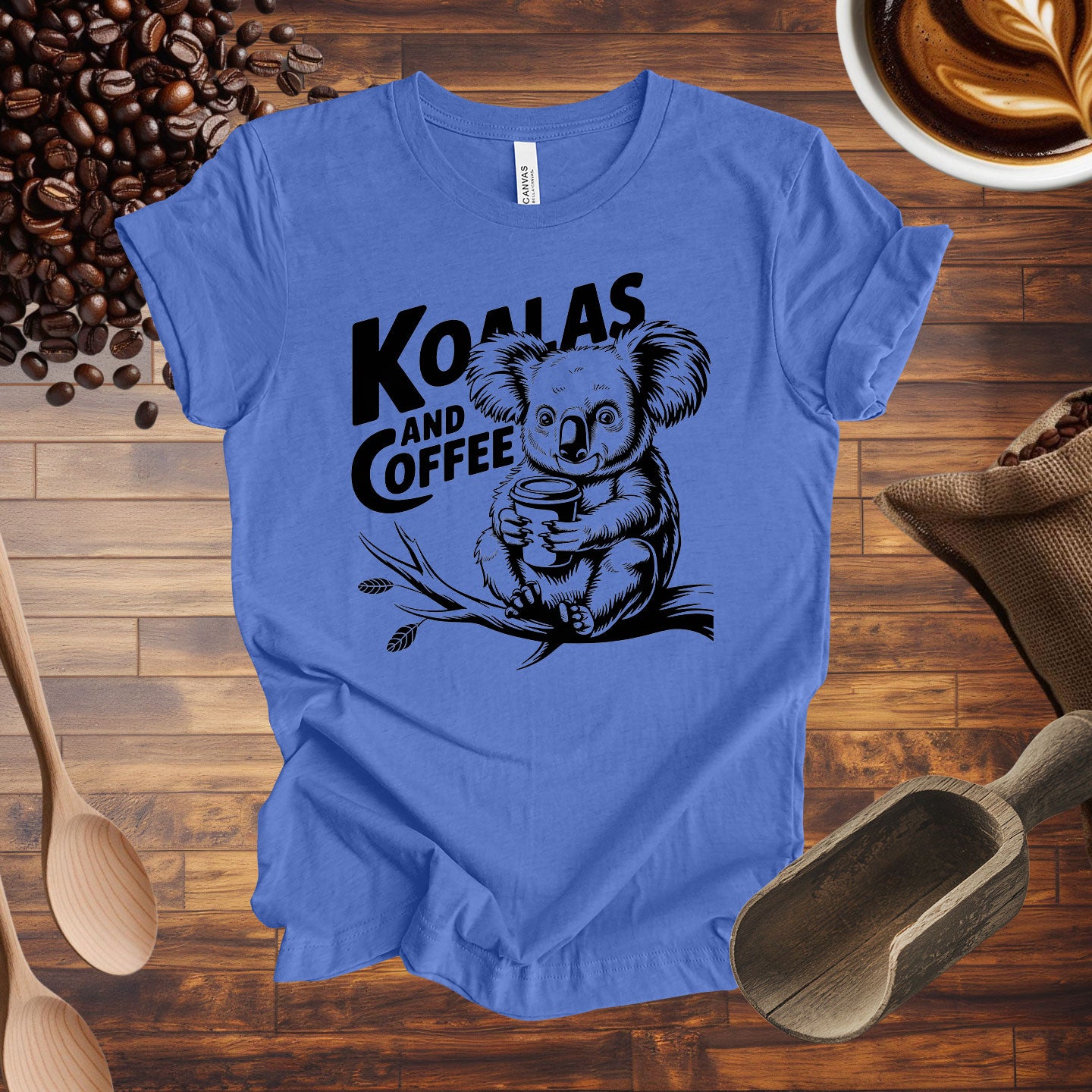 Koalas and Coffee Tee