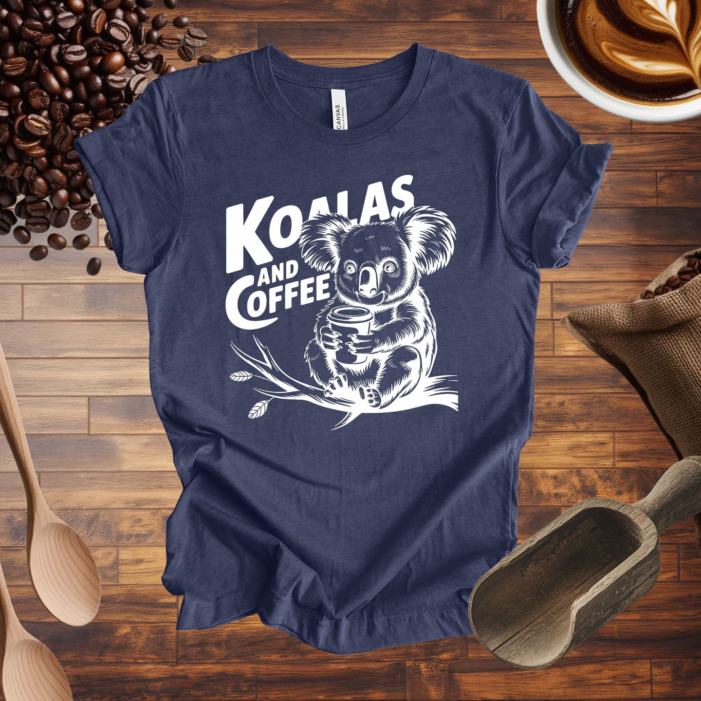 Koalas and Coffee Tee