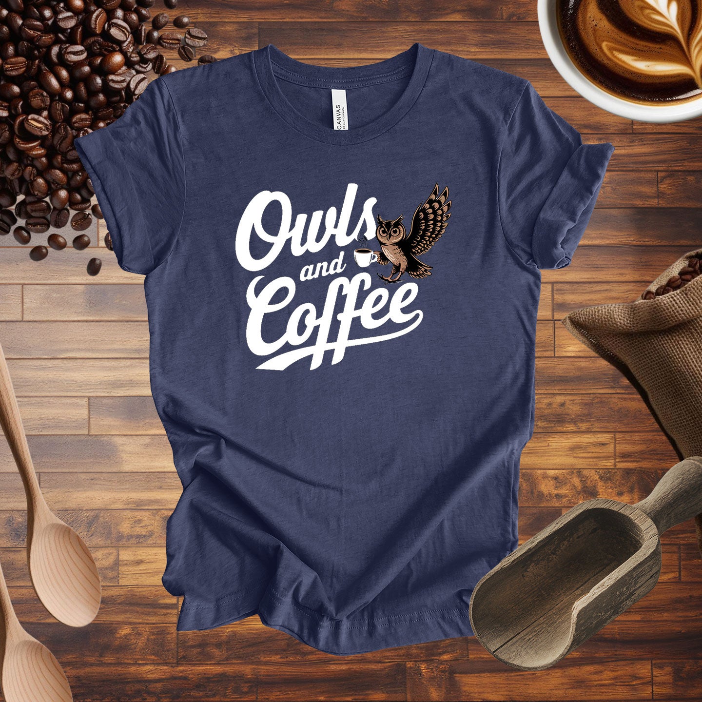 Owls and Coffee Tee
