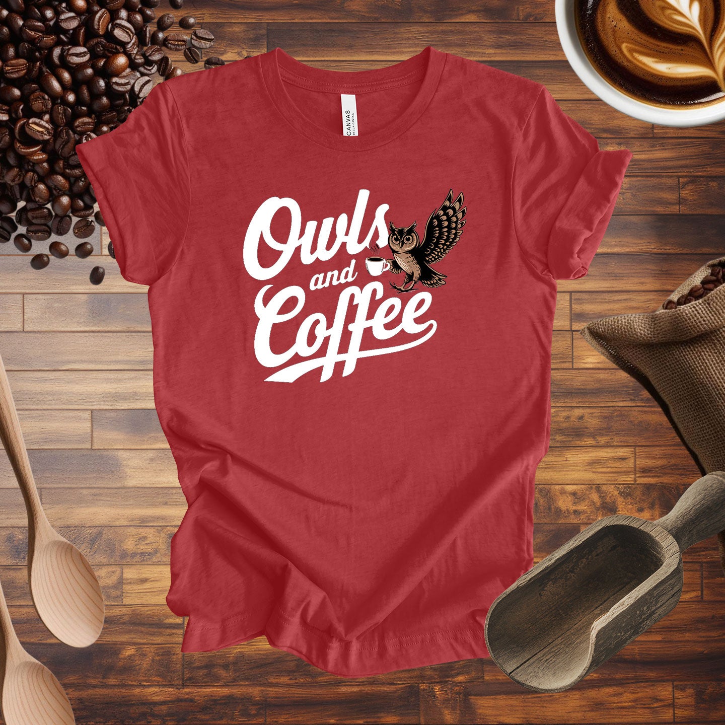 Owls and Coffee Tee