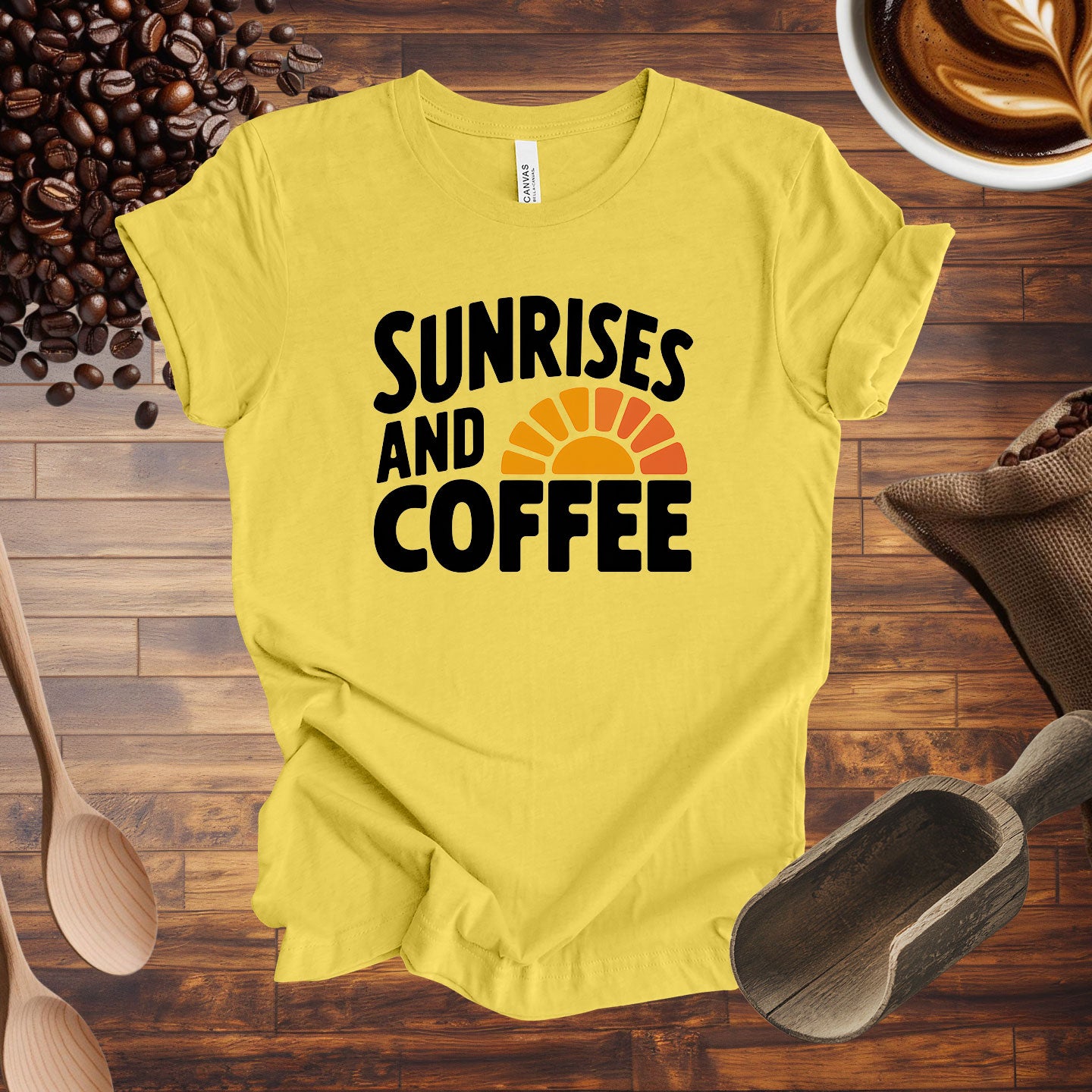Sunrises and Coffee Tee