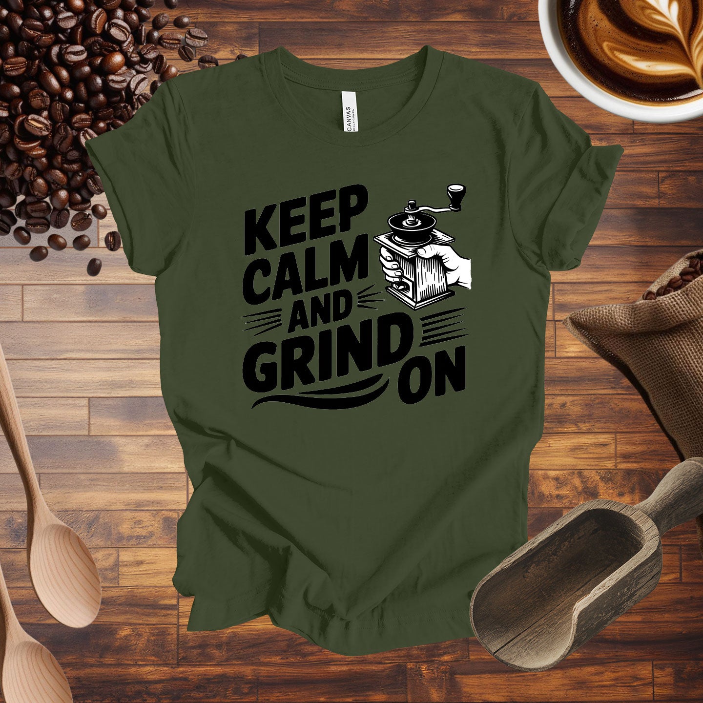 Keep Calm and Grind On Tee