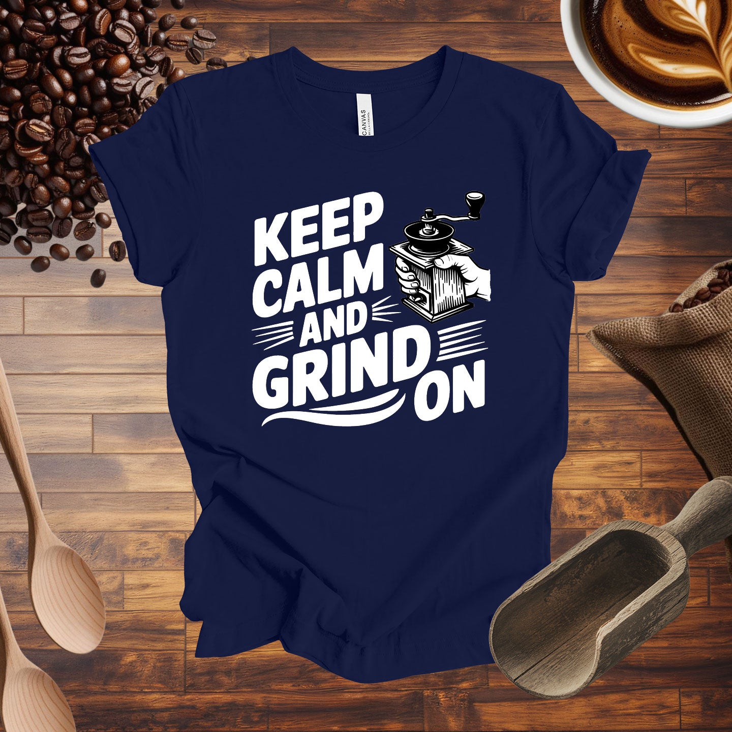 Keep Calm and Grind On Tee