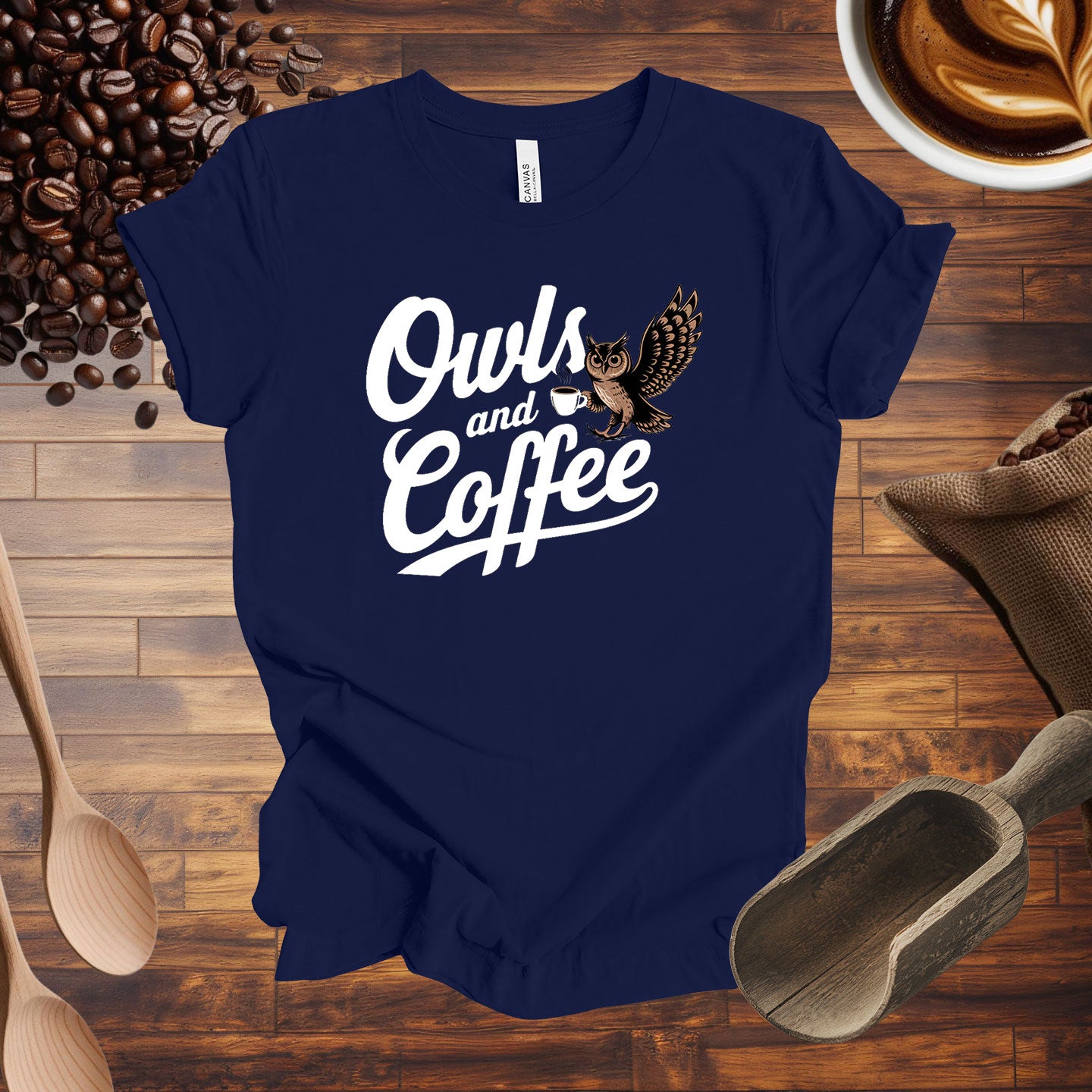Owls and Coffee Tee