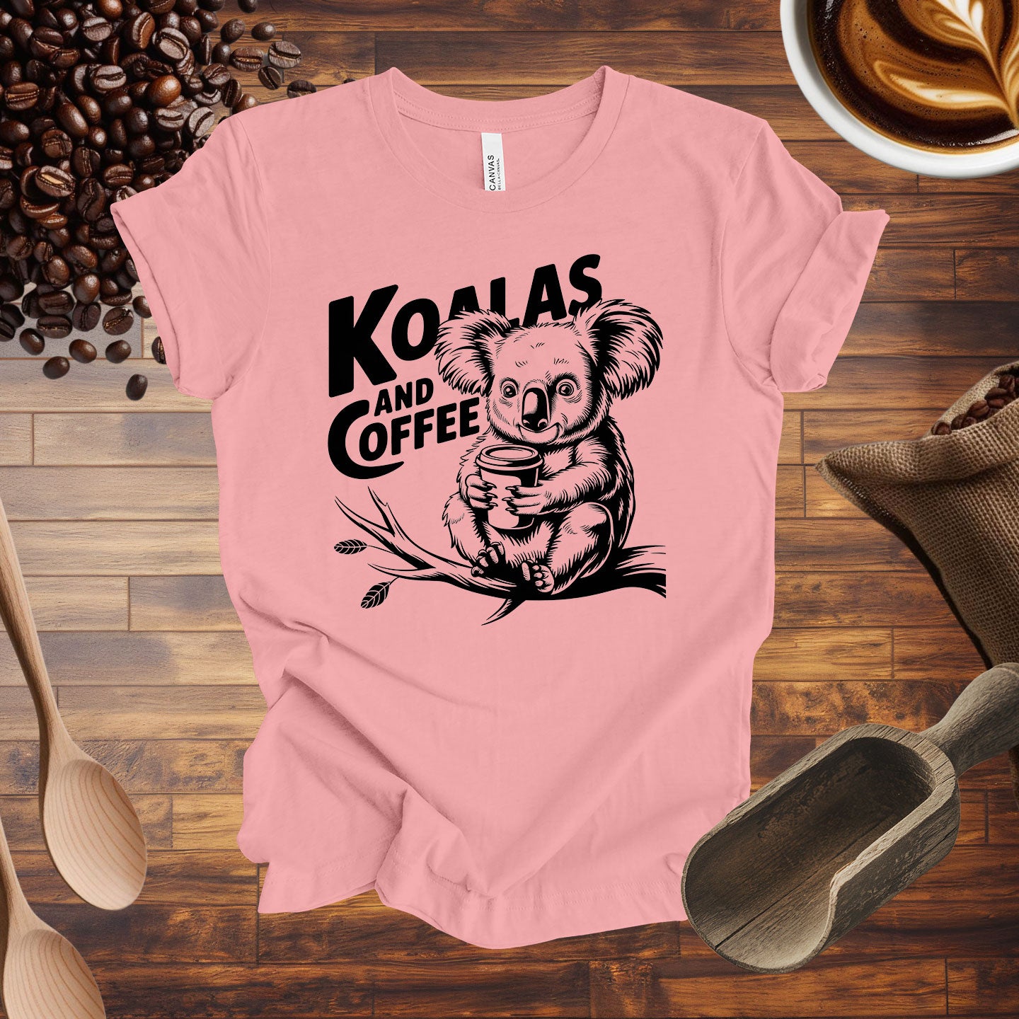 Koalas and Coffee Tee