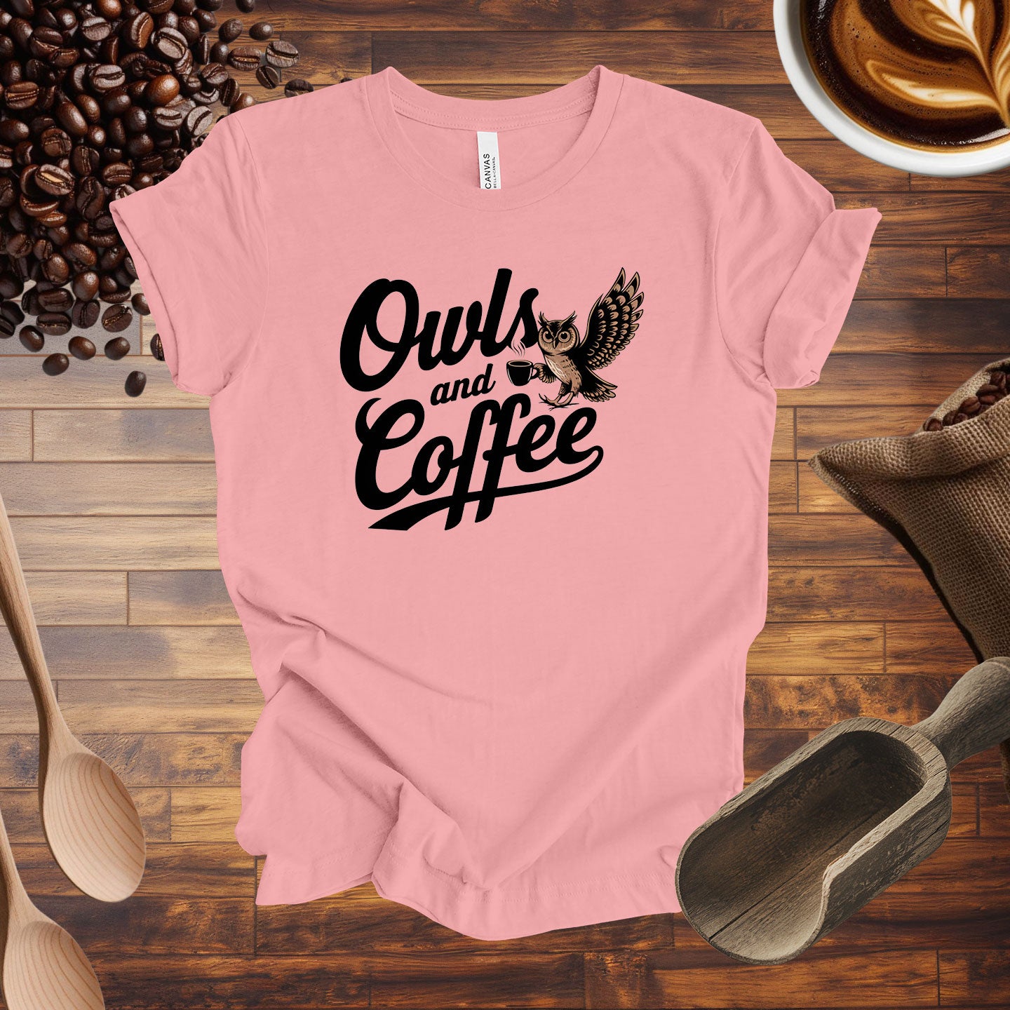 Owls and Coffee Tee