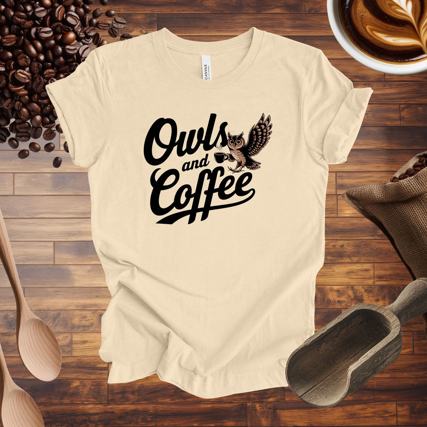Owls and Coffee Tee