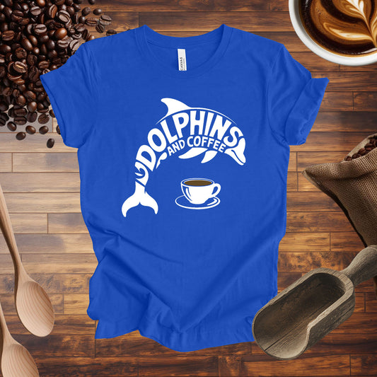 Dolphins and Coffee Tee