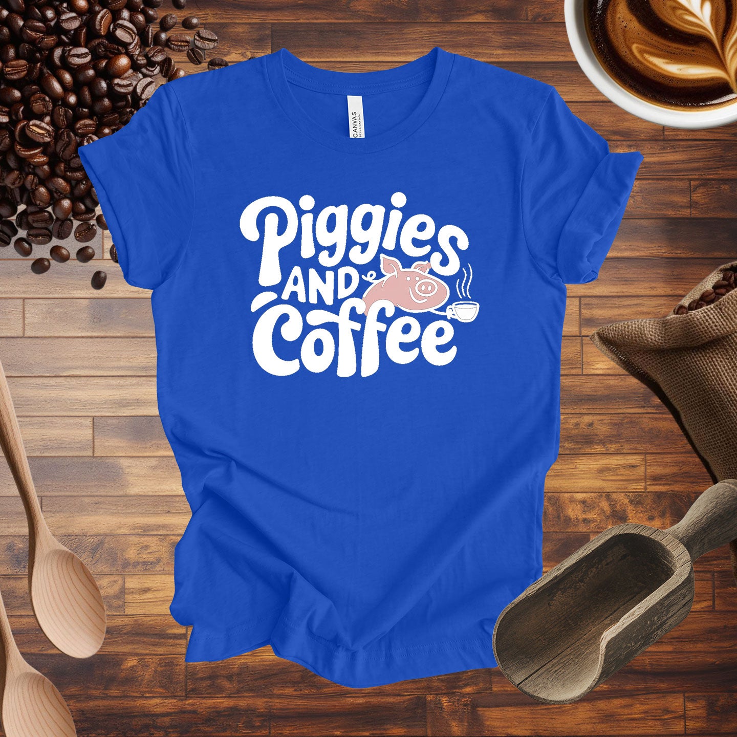 Piggies and Coffee Tee