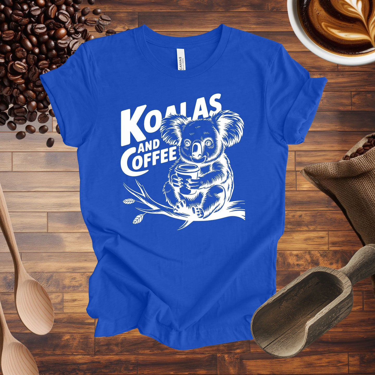Koalas and Coffee Tee
