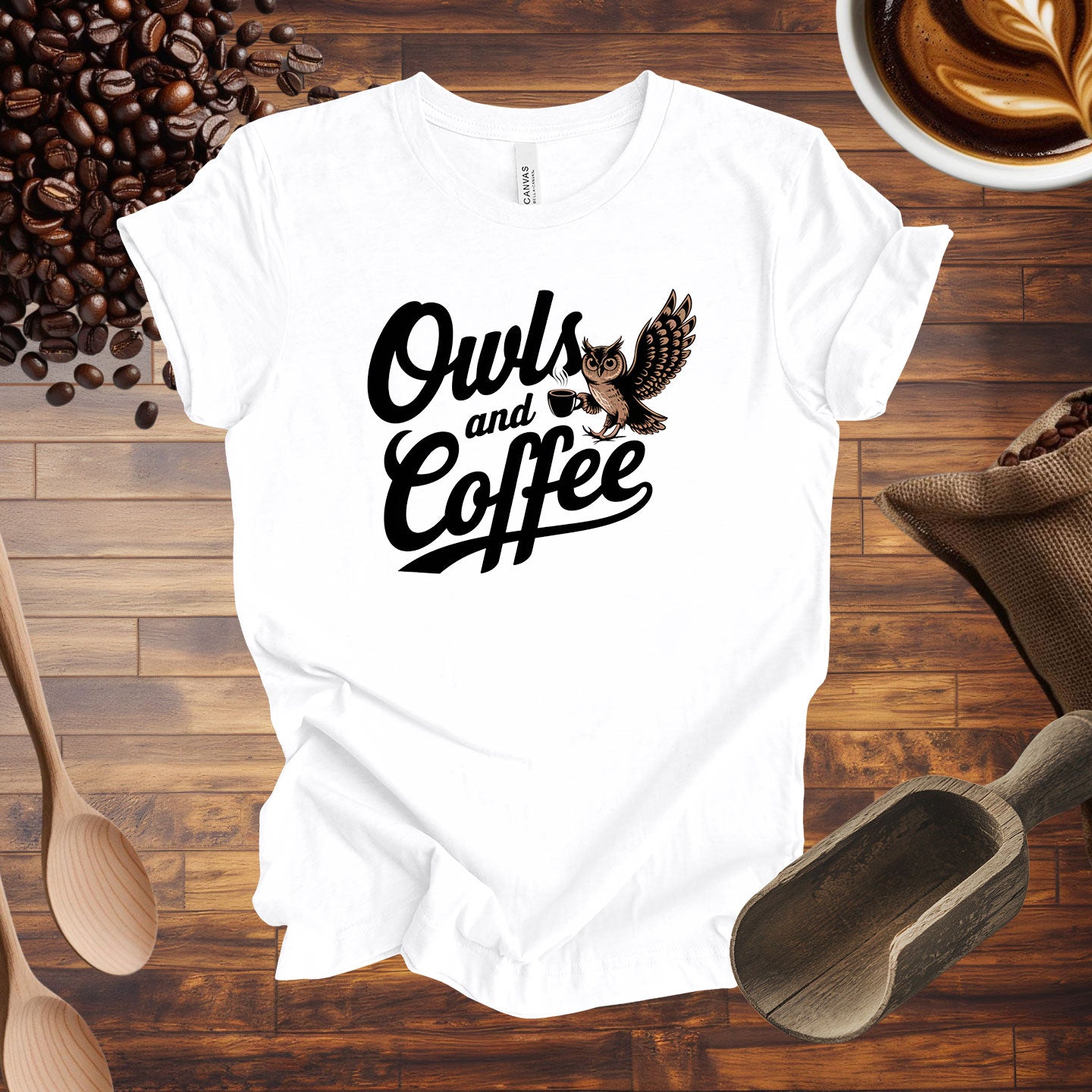 Owls and Coffee Tee
