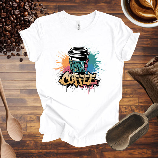 Coffee Graffiti Tee